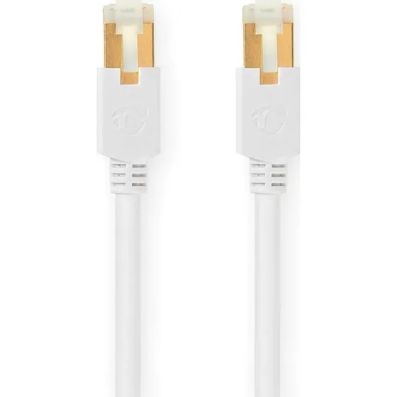 CAT6 S/FTP netværkskabel 20 m – hvid, RJ45