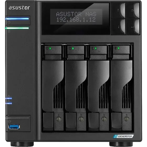 ASUSTOR Lockerstor 4 Gen2 AS6704T – 4-bay NAS, Intel N5105