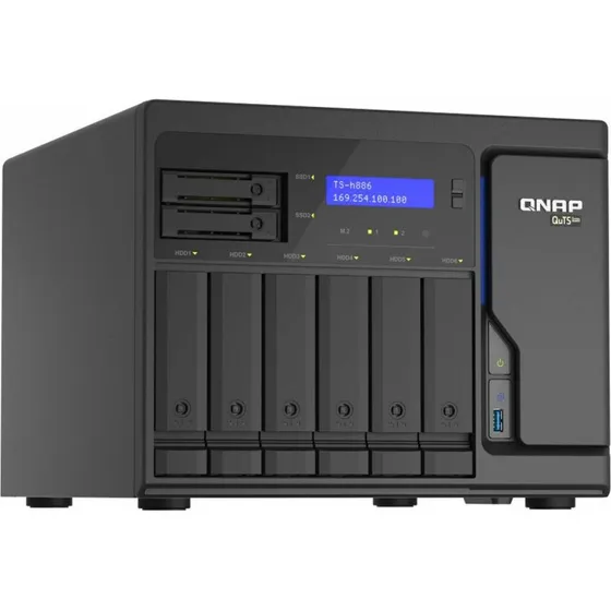 QNAP TS-h886 8-bay NAS - Xeon D, 8GB DDR4 ECC