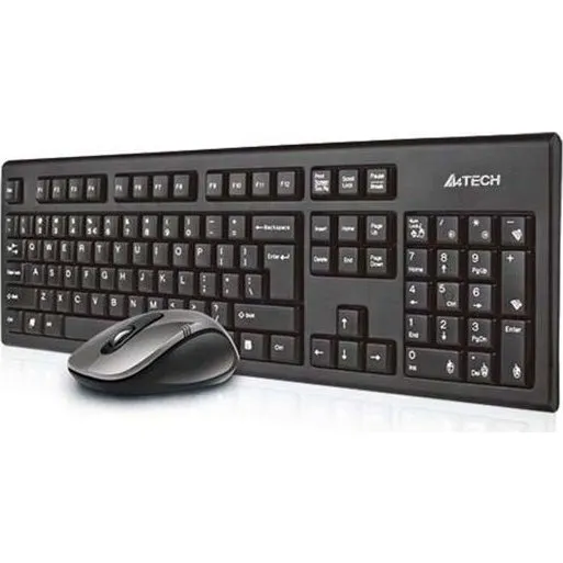 A4Tech 7100N Trådløst tastatur & mus (2.4 GHz)