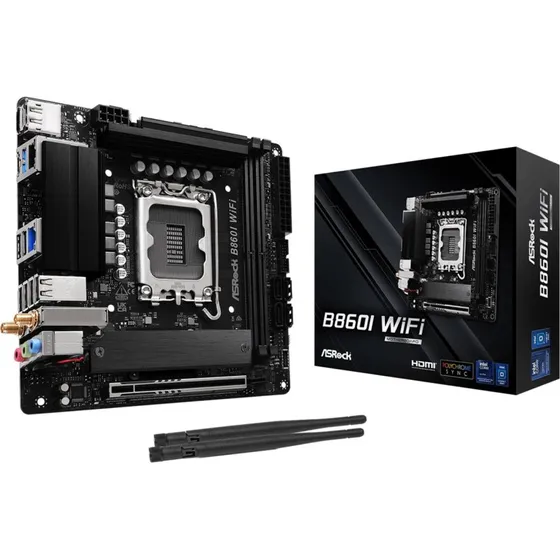 ASRock B860I WiFi  Mini-ITX LGA1851, DDR5, WiFi 6E