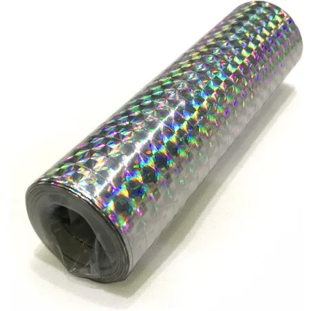 Serpentiner Sølv Holografisk 4 m (1 stk)