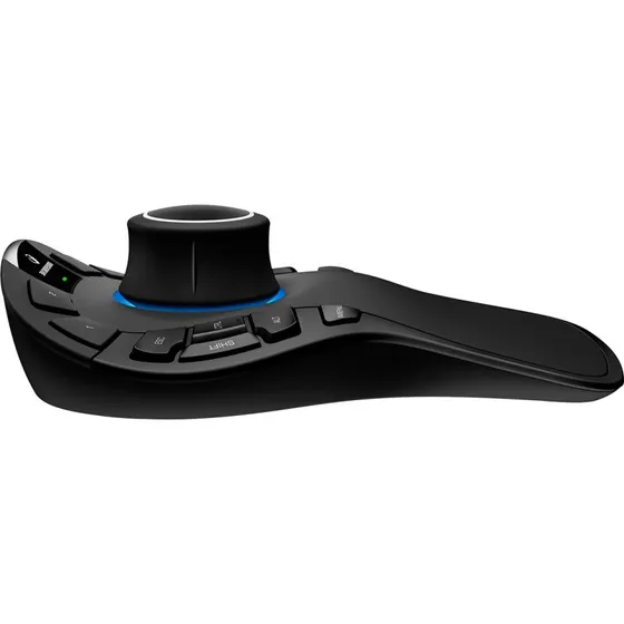 3Dconnexion SpaceMouse Pro Wireless  Trdls 3D-mus, Sort