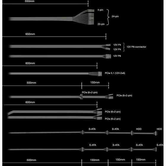 be quiet! Pure Power 13 M 750W  fuldt modulr, 80+ Gold