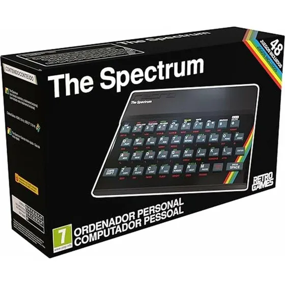 Retro Games The Spectrum – Børnecomputer (Sort, HDMI)