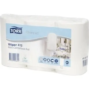 Tork 610133 aftørringspapir M1 1-lags, 3 x 120 m