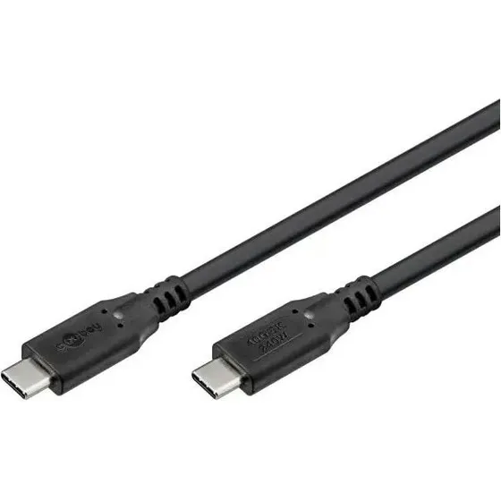 Goobay USB4 USB-C kabel 1,5 m – 240W, Thunderbolt 4