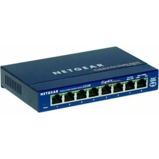NETGEAR GS108 8-port Gigabit switch (desktop)