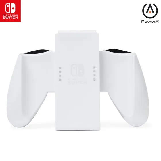 PowerA Joy-Con Comfort Grip – Hvid (Nintendo Switch)