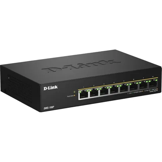 D-Link DMS-108P 8-port 2.5G PoE+ switch (230W)