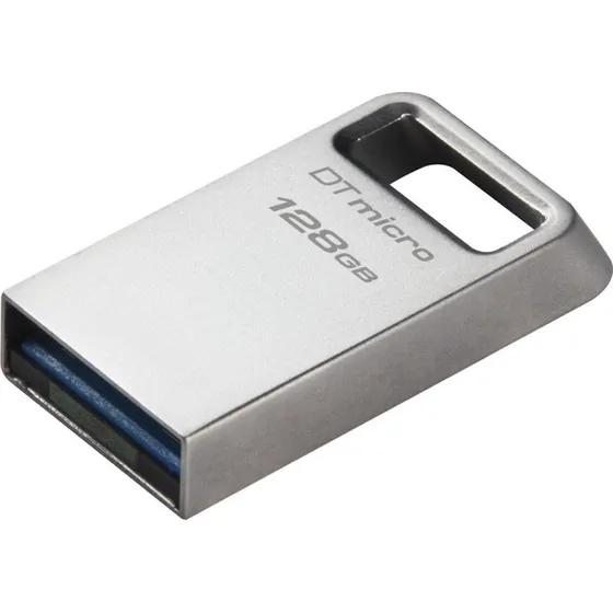 Kingston DataTraveler Micro 128GB USB 3.2 (sølv)