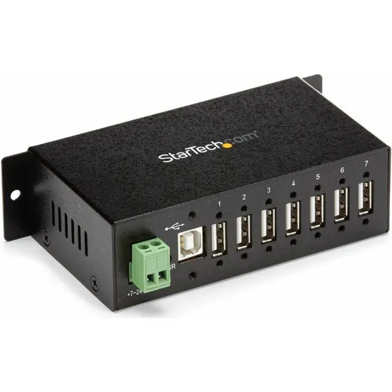 StarTech 7-port USB 2.0 industriel hub - sort (ST7200USBM)