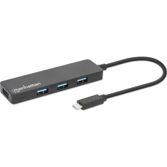 Manhattan 4-port USB-C hub  USB 3.2 Gen1 (5 Gbps)