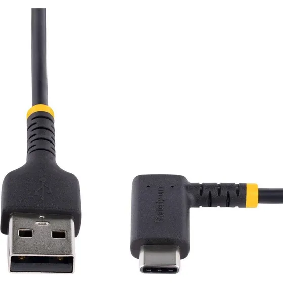 StarTech USB-A til USB-C kabel 2 m  hjrevinklet, 60W, 3A