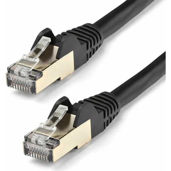 StarTech CAT6a STP netværkskabel 10 m – 10GbE, sort