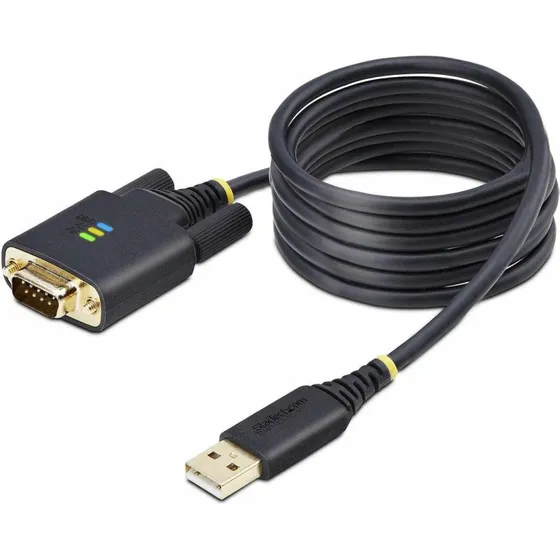 StarTech USB til DB9 serielkabel 2 m  RS232, sort