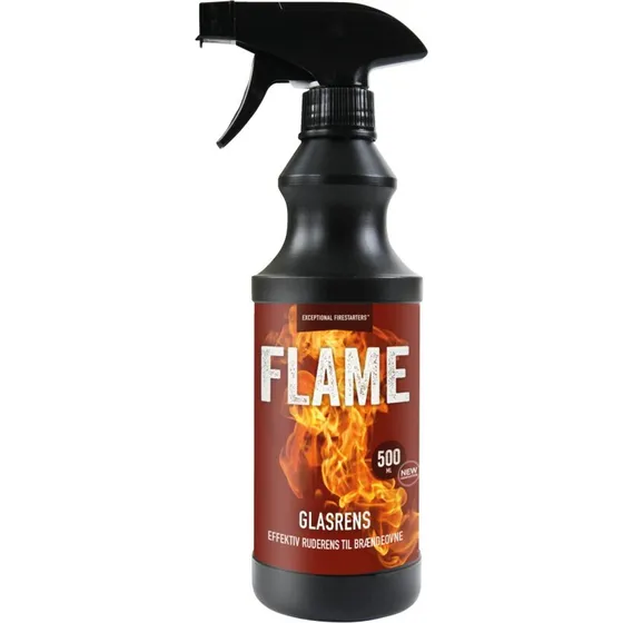 Flame glasrens 500 ml – ovnrude- og brændeovnsrens