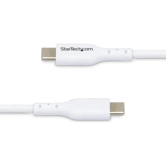 StarTech 1 m USB-C kabel 60W (3A) USB 2.0 – hvid