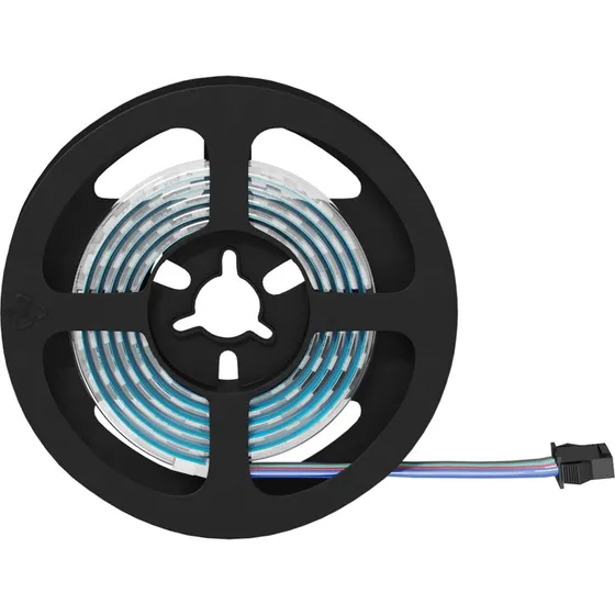 LED-strip 120 cm sort/gennemsigtig  24 stk, kobber/plast