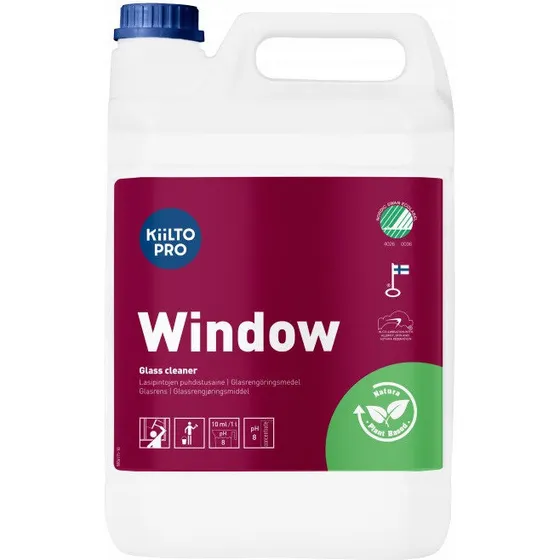 Kiilto Pro Natura Vinduesrens 5 L – Svanemærket, 99% plantebaseret