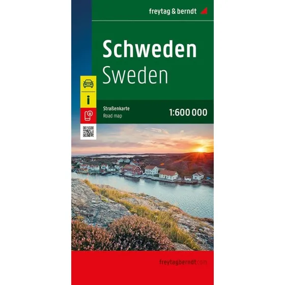 Freytag & Berndt Autokort Sverige 1:600.000 (faltet)