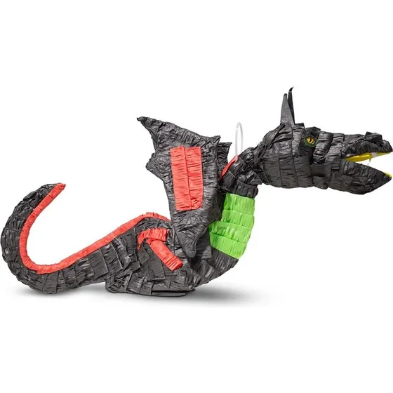 Sort drage piñata 56 cm