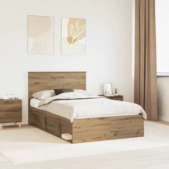 Sengestel Artisan eg 120 x 200 cm – massiv fyrretræ
