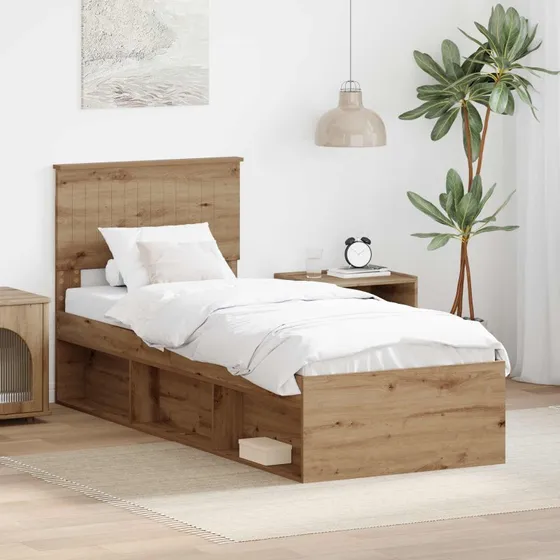 Sengestel Artisan eg 75x190 cm – Massiv fyrretræ