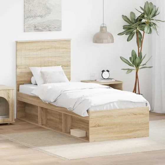 Sengestel Sonoma eg 75x190 cm i massivt fyrretræ