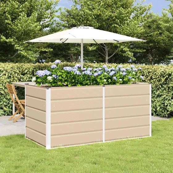 Plantekasse Elfenben 160x80x75 cm – Stål