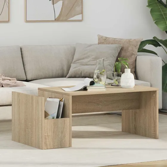 Sofabord Sonoma eg 90x45x35 cm – Konstrueret træ