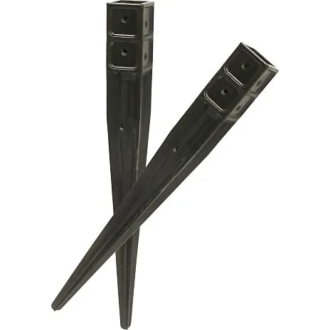 Hortus stolpespyd plast 46x46x550 mm, sort