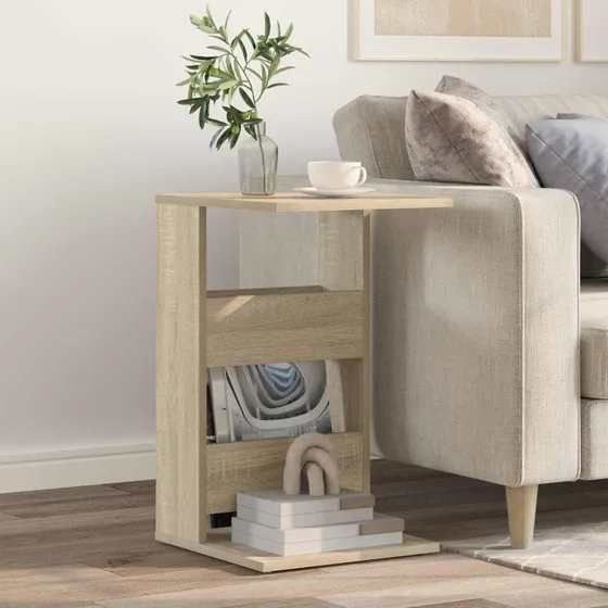 Sidebord Sonoma eg 40x35x60,5 cm – konstrueret træ
