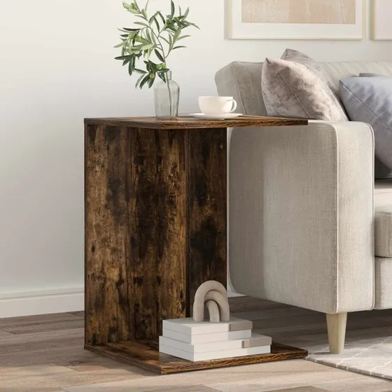 Sidebord røget eg 45×40×62,5 cm – konstrueret træ