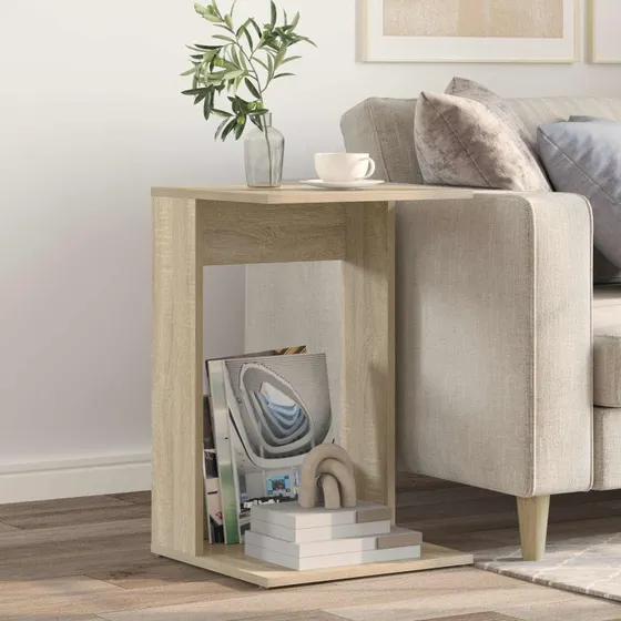 Sidebord Sonoma eg 40x38x62,5 cm – Konstrueret træ