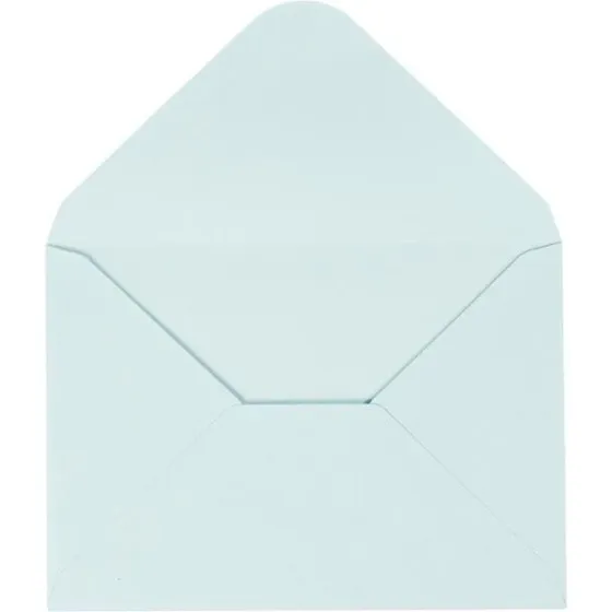 Happy Moments Kuvert C6 11,5x16 cm 110 g Lyseblå 10 stk