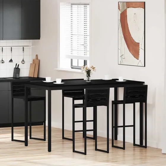 Spisebord i konstrueret tr  rektangulrt, moderne design