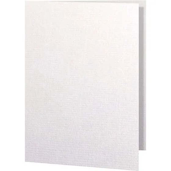 Papperix Dobbelt A6 Kort, 5-pak – Elfenben (105x148 mm)