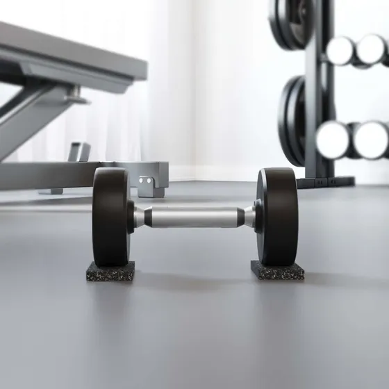 Gummirulle rund, sort – holdbar gummivalse