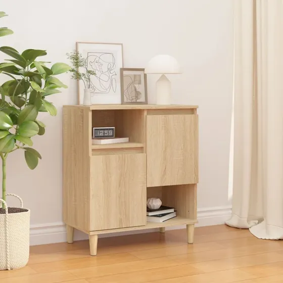 vidaXL skænk 60x35x70 cm i sonoma-eg