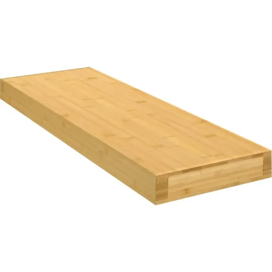 vidaXL væghylde bambus 60x20x4 cm