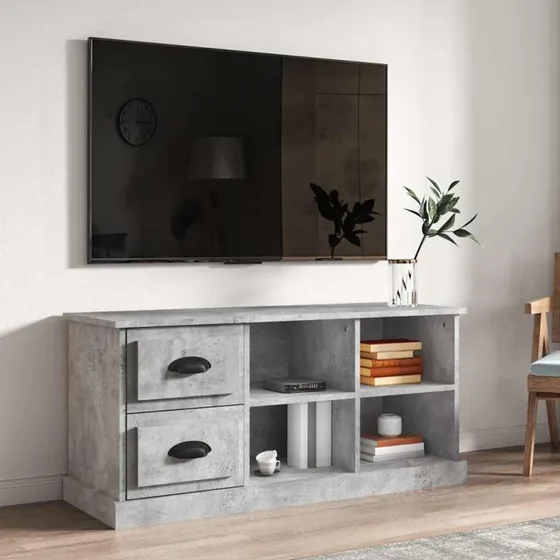 vidaXL TV-bord 102x35,5x47,5 cm - betongrå