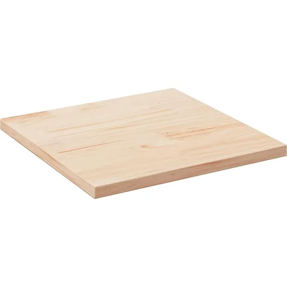 vidaXL bordplade 80x80x2,5 cm massivt fyrretr