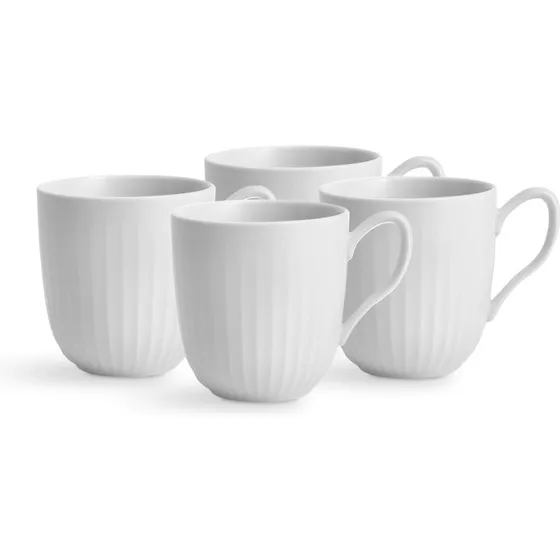 Kähler Hammershøi Krus 4-pak 33 cl – Hvid