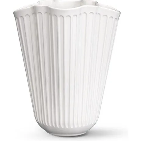 Kähler Hammershøi Unfold Vase, Hvid 16,5 cm