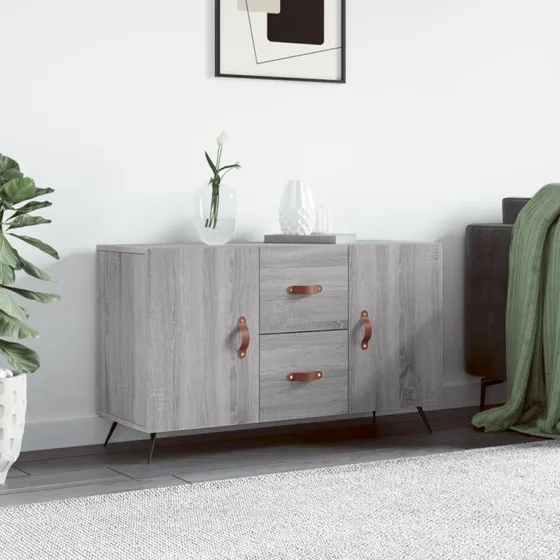 vidaXL skænk 100x36x60 cm – grå sonoma-eg