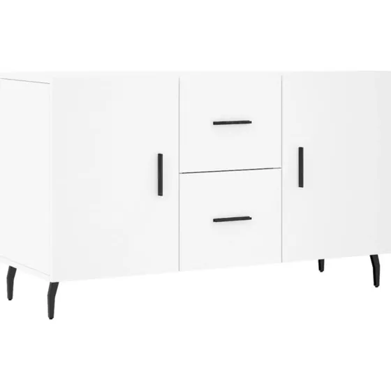vidaXL skænk 100x36x60 cm konstrueret træ, hvid