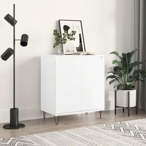 vidaXL sknk 60x35x70 cm hvid (konstrueret tr)