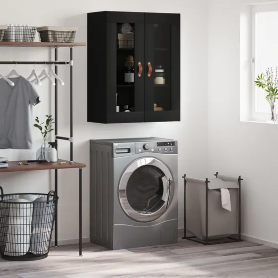 vidaXL vghngt skab 69,5x34x90 cm sort