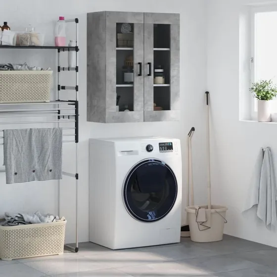 vidaXL vghngt skab 69,5x34x90 cm betongr